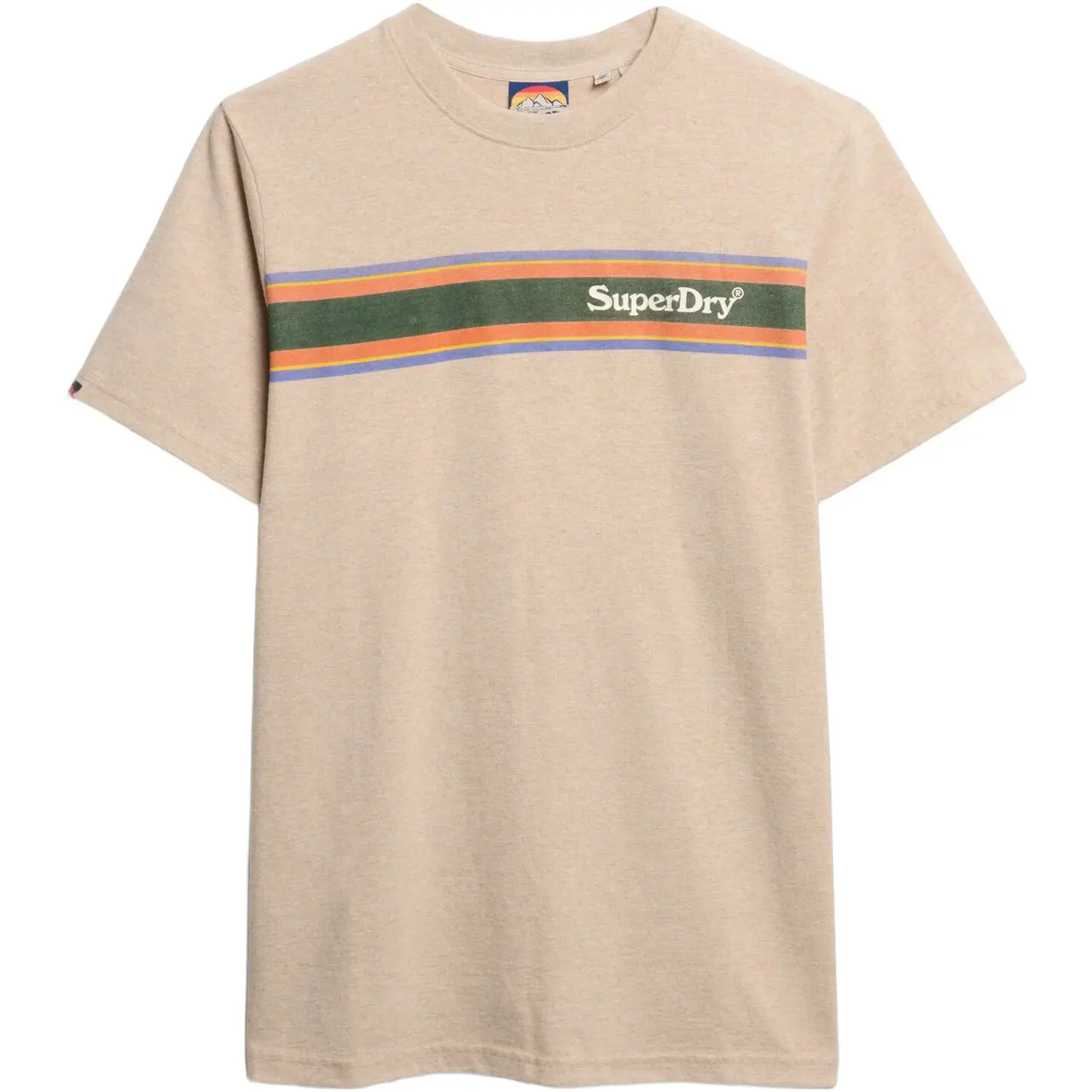 T shirt Superdry T shirt décontracté à rayures avec logo Venue EU