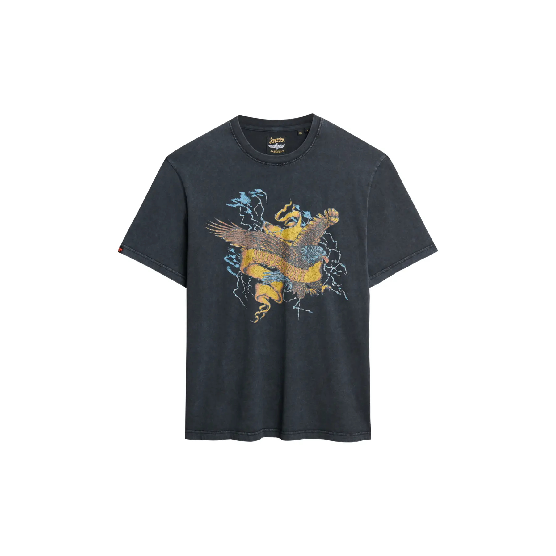 T shirt ample graphique Superdry Biker Rock - vue 2