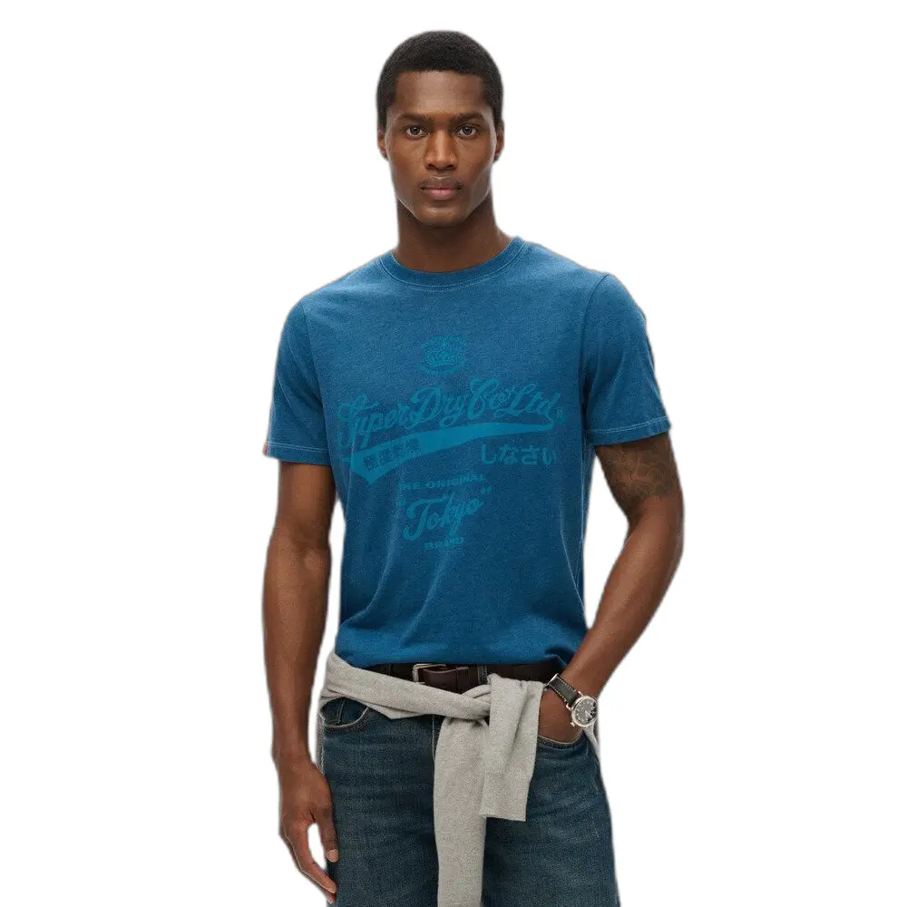 T shirt Superdry T shirt décontracté lavé pour le travail EU