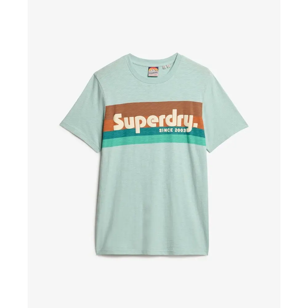 T shirt Superdry Terrain Logo Stripe Relxed Tee EU