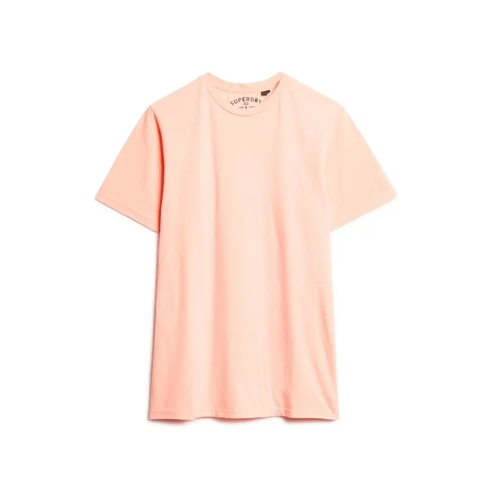 tee shirt manches courtes superdry classic essential tee fluro org fluorescent
