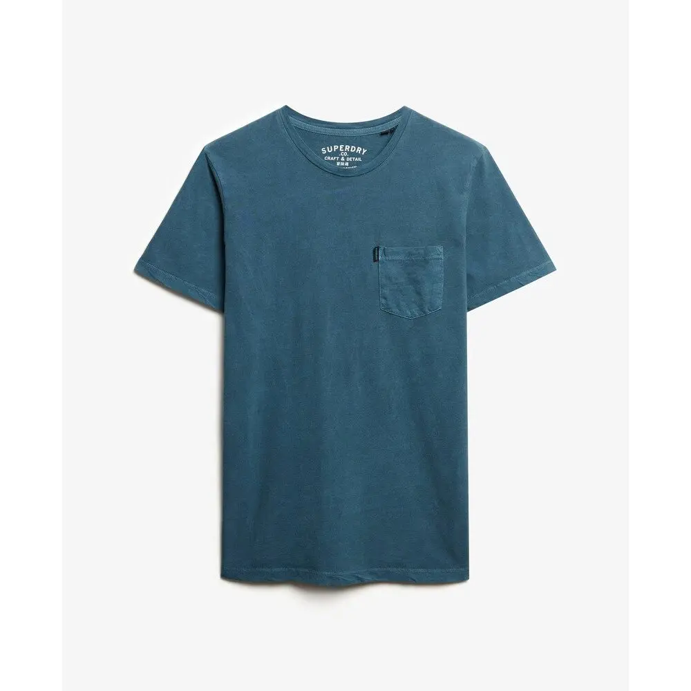 Superdry Blue T-Shirt Classic Essential Pocket