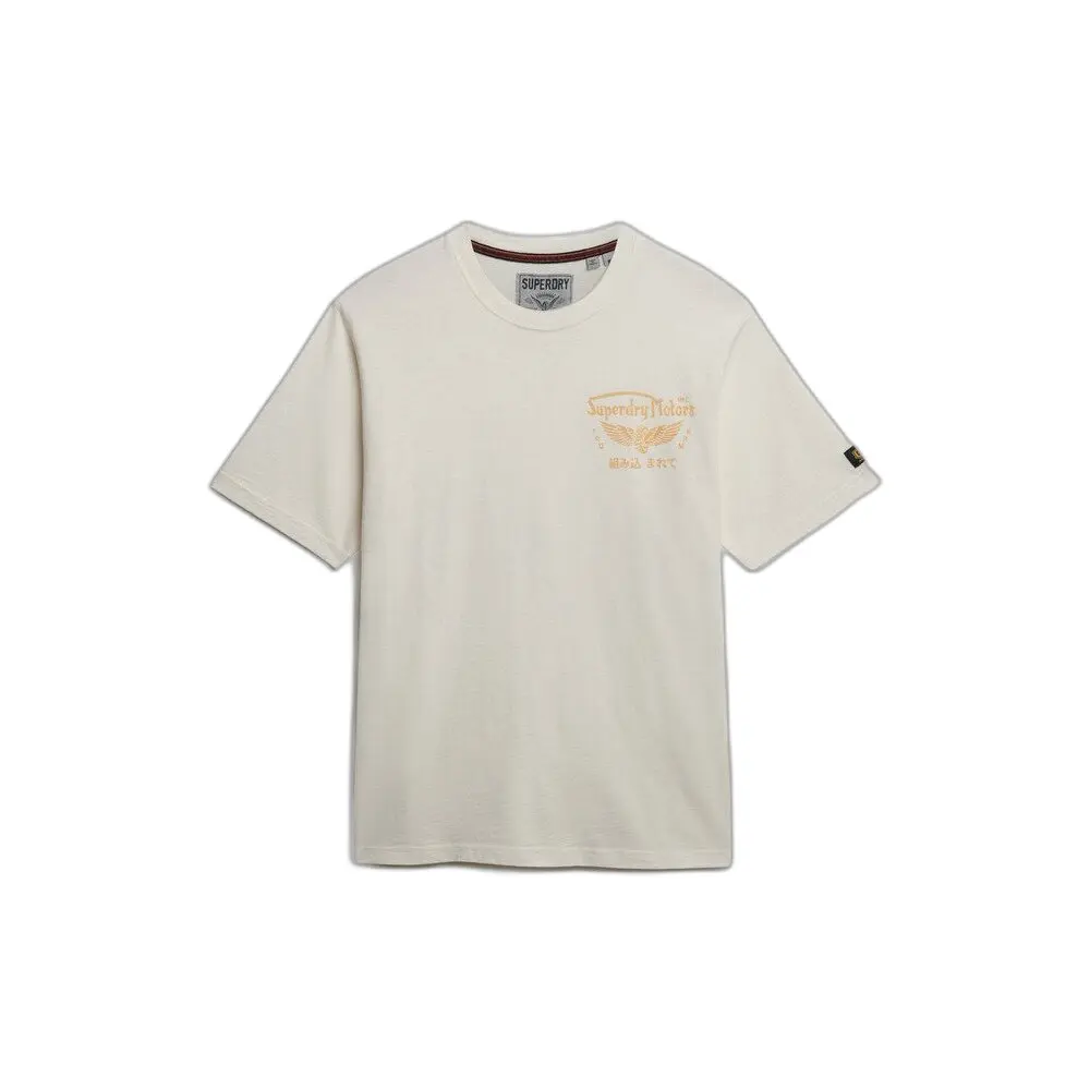 T shirt Superdry Heritage Biker Loose T Shirt EU - vue 4