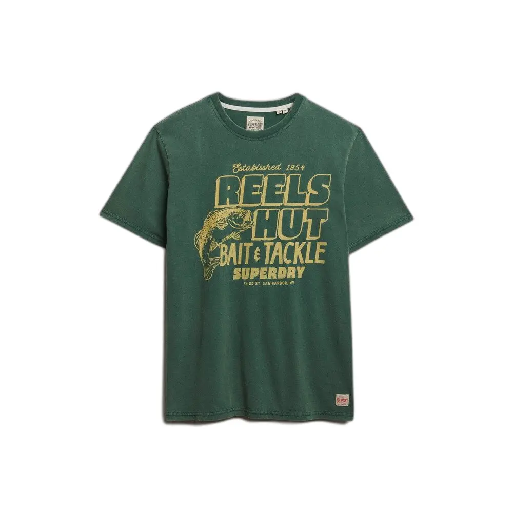 T shirt loose Superdry Roadside Trade - vue 2