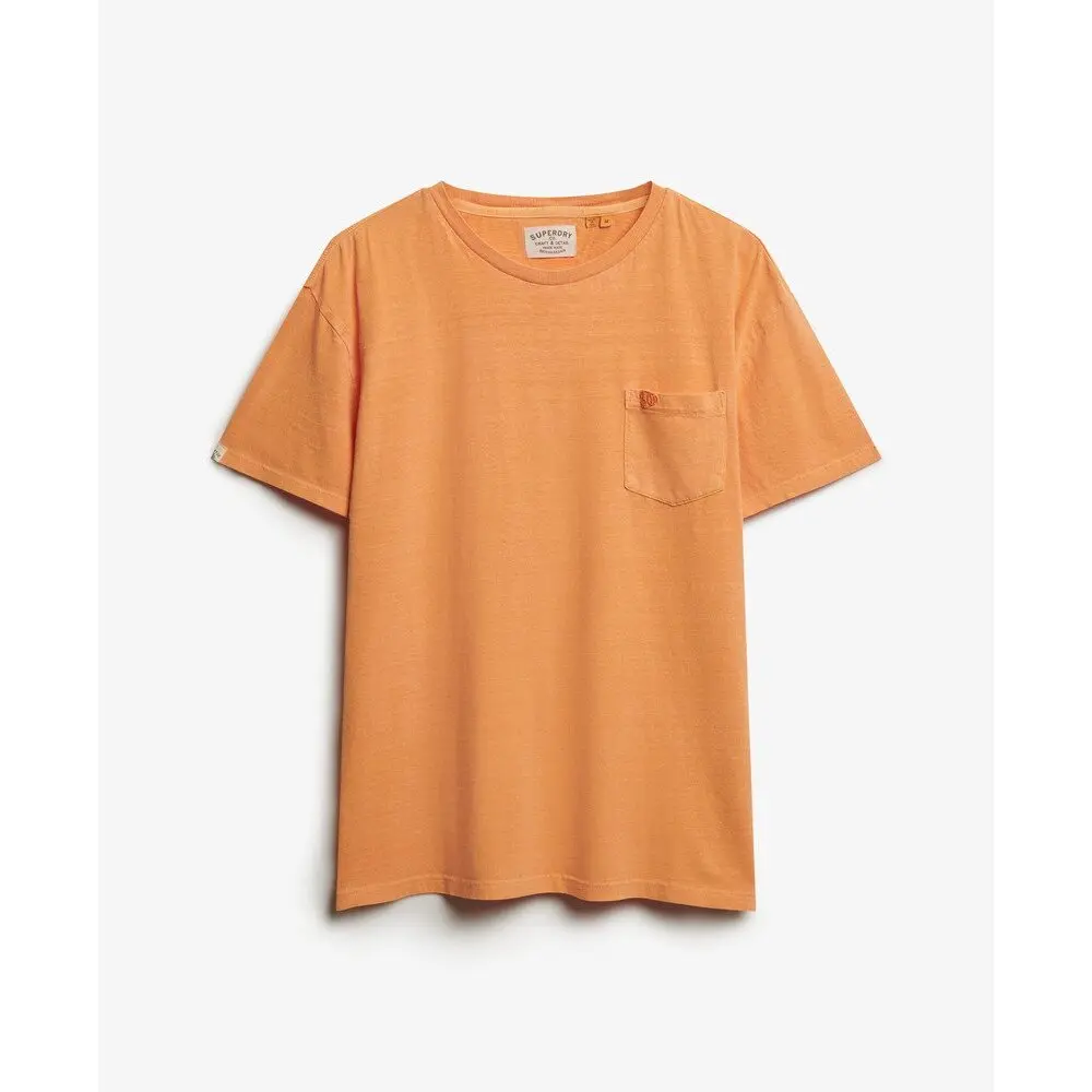 T shirt en lin avec poche Superdry Classic