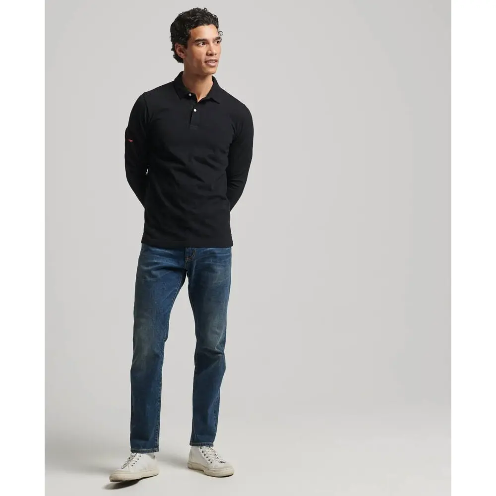 Polo Superdry Polo à manches longues en jersey Studios EU