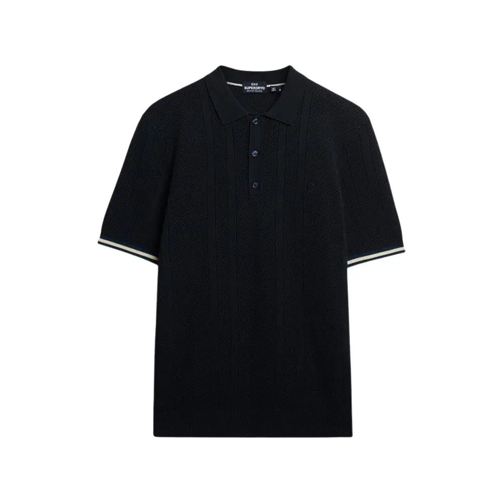 Polo in maglia testurizzata Superdry