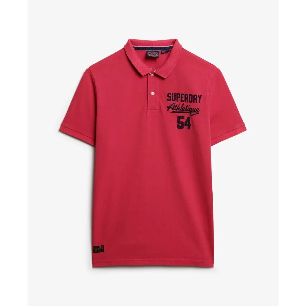 Polo classique à motif appliqué Superdry