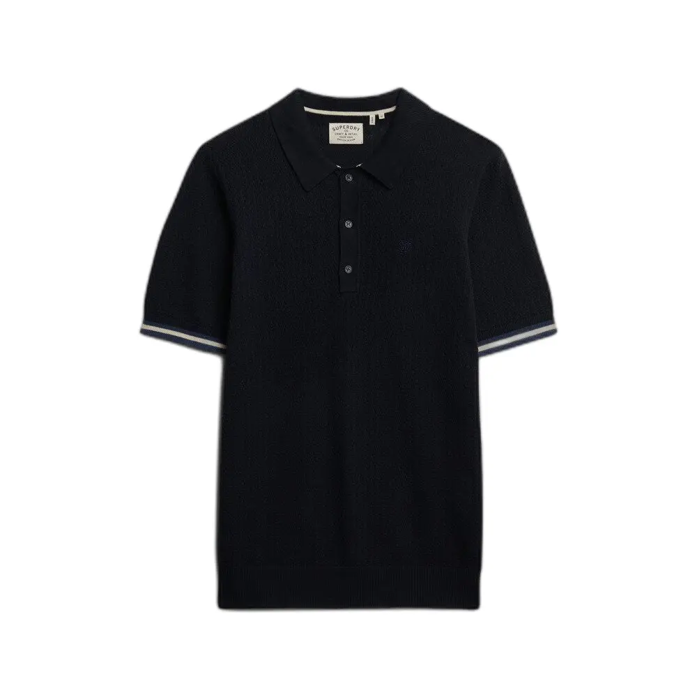 Polo Superdry Polo à manches courtes en texture tricotée EU - vue 2