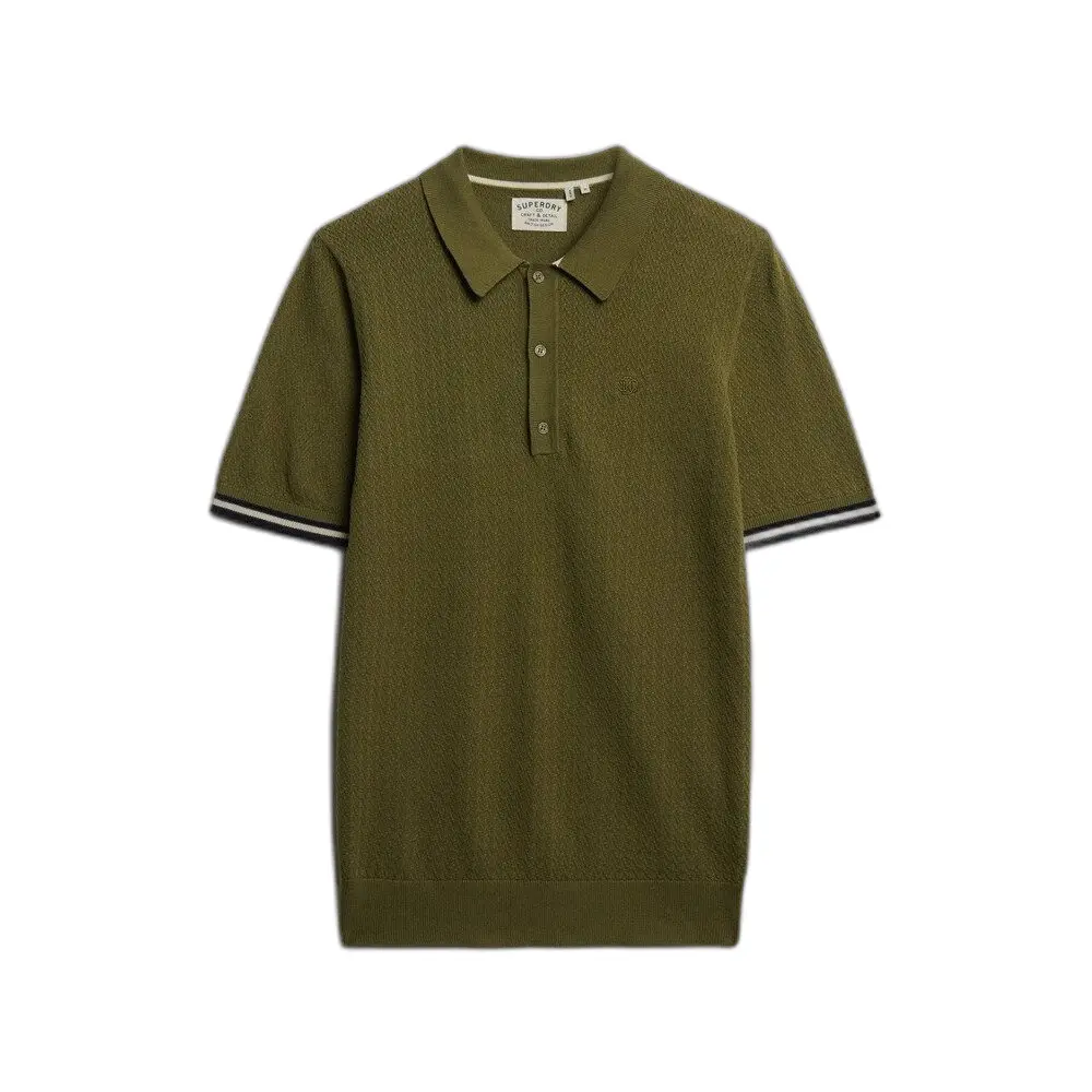 Polo en maille texturée Superdry