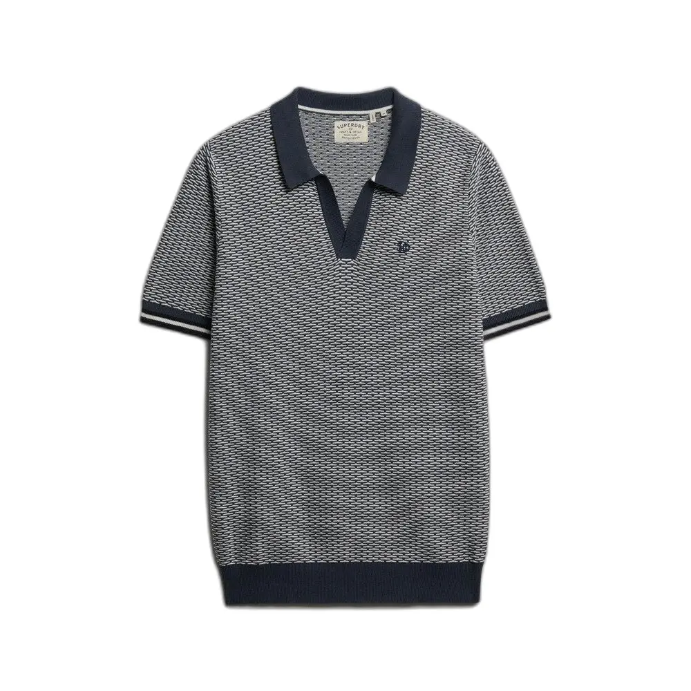 T shirt Superdry Polo à col Johnny tricoté EU