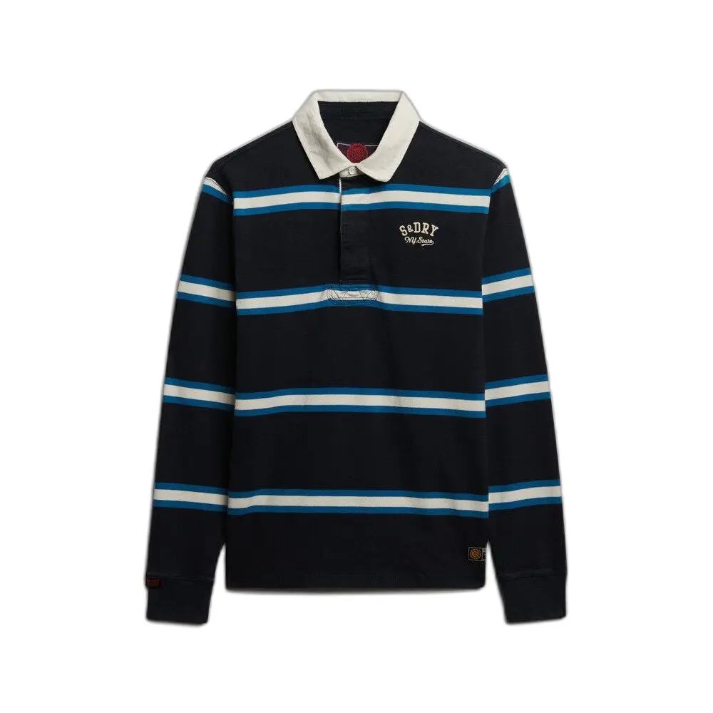 Chemise Superdry Rugby Polo Vintage Rayé EU - vue 2