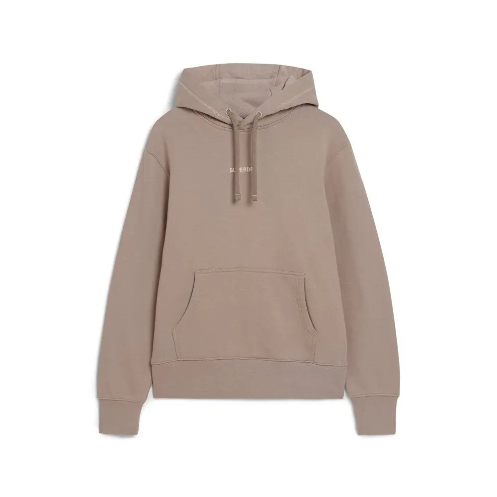 Sweatshirt à capuche ample à motif et micro logo Superdry