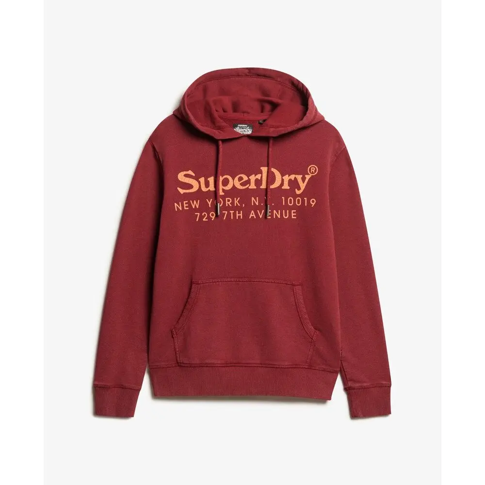 Sweatshirt à capuche à logo ton sur ton Superdry Venue