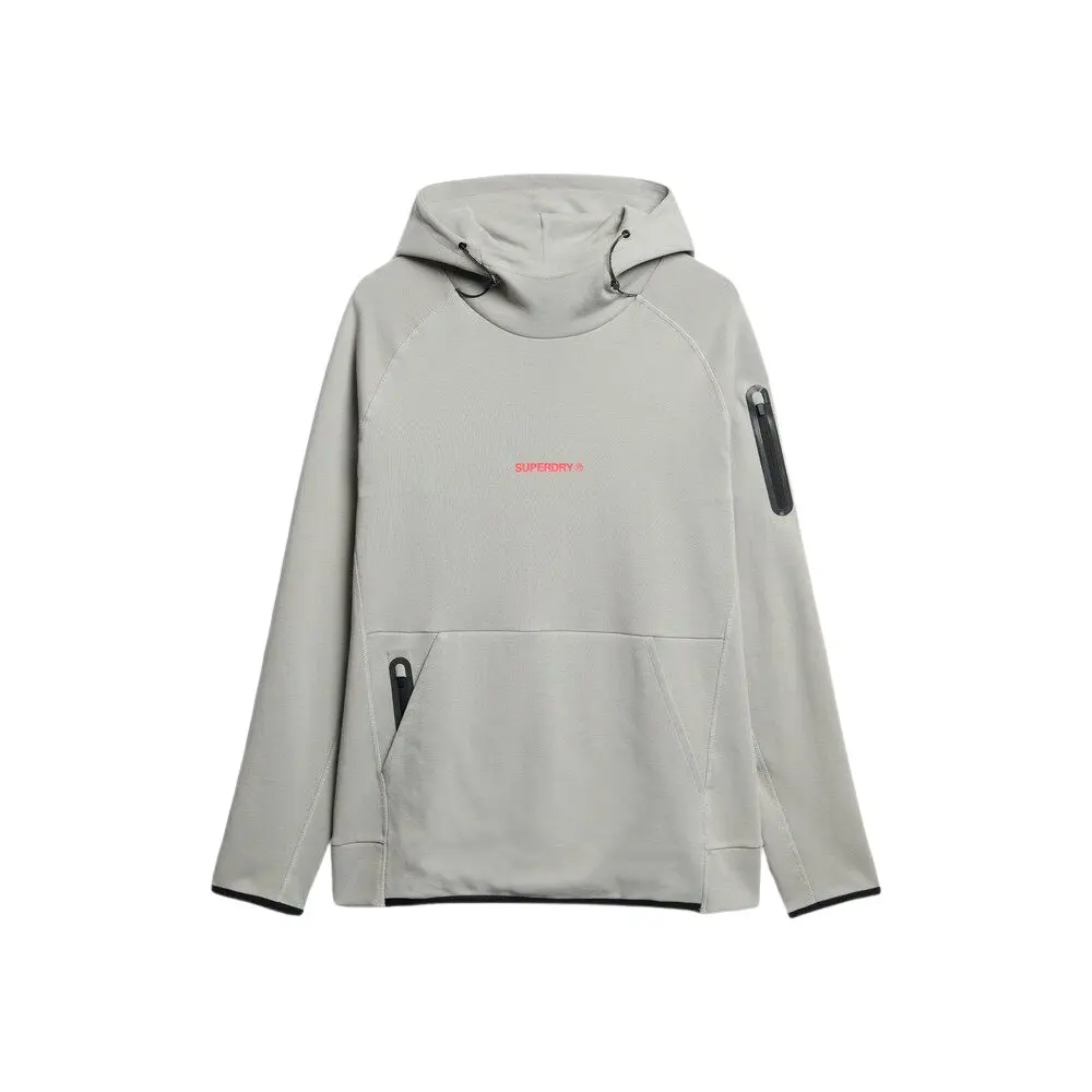 Felpa con cappuccio, aderente, con cappuccio Superdry Tech Logo