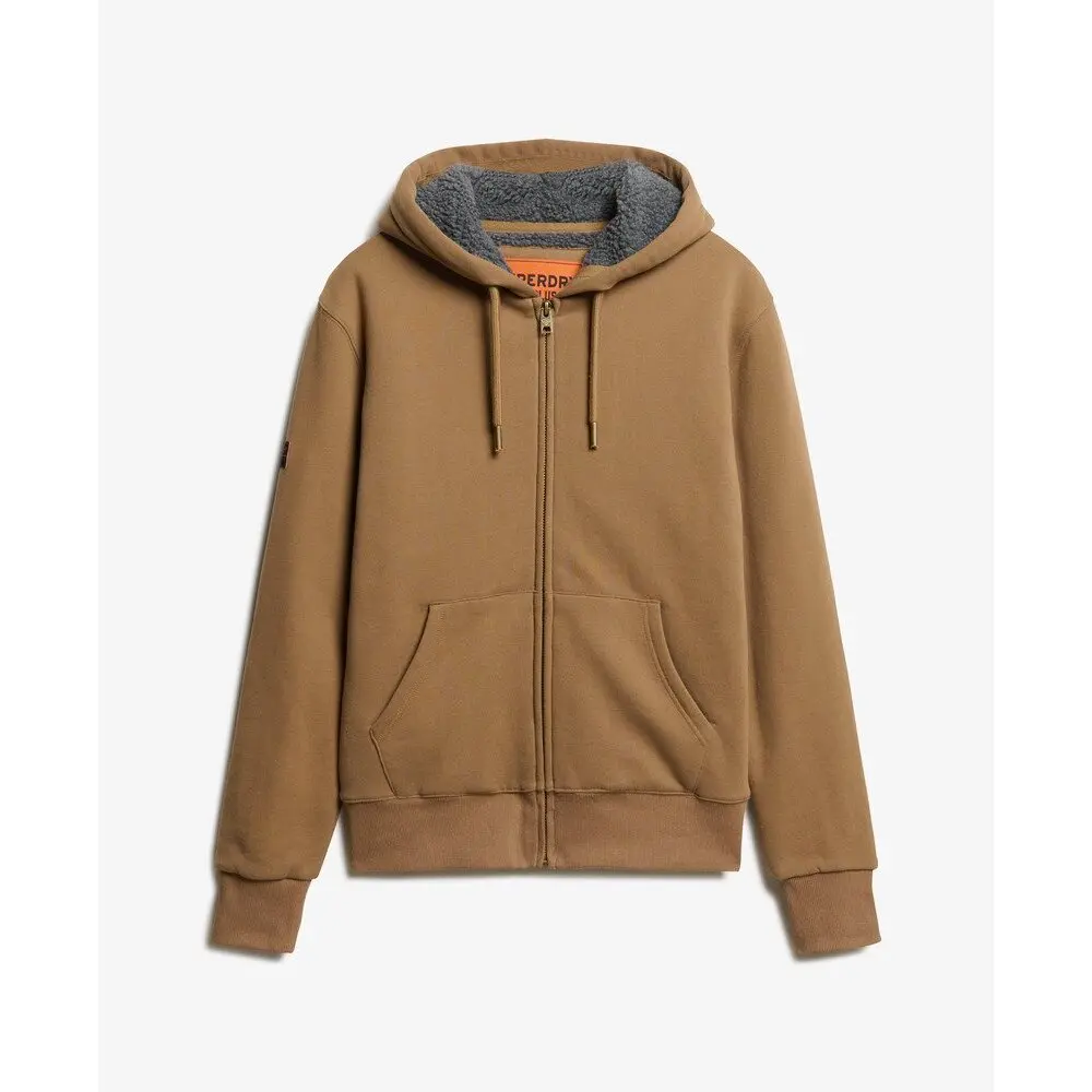 Sweat shirt Superdry Capuche zippée doublée en borg EU