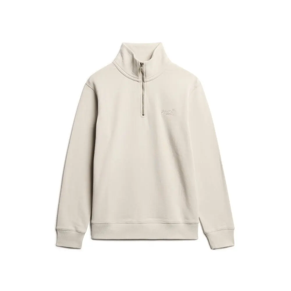 Felpa con colletto a cerniera Superdry Essential Logo Henley