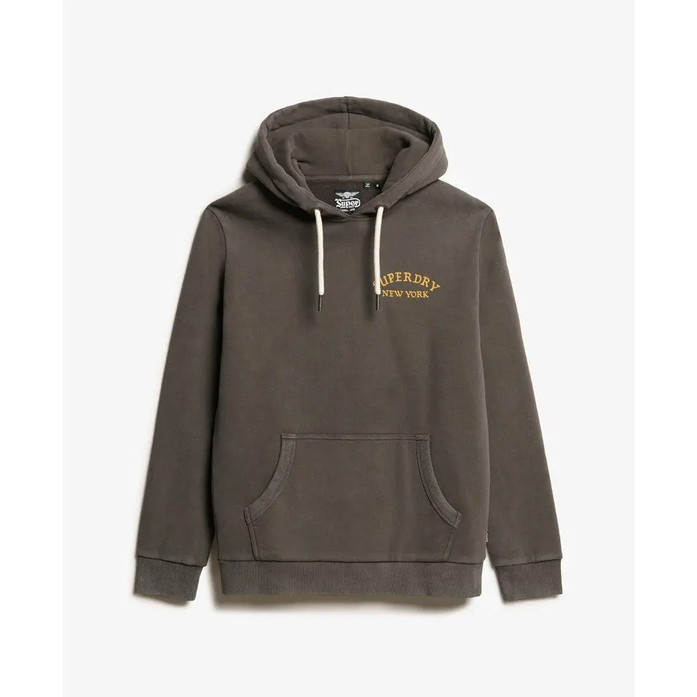 Sweatshirt à capuche ample à motif tatouage dans le dos Superdry