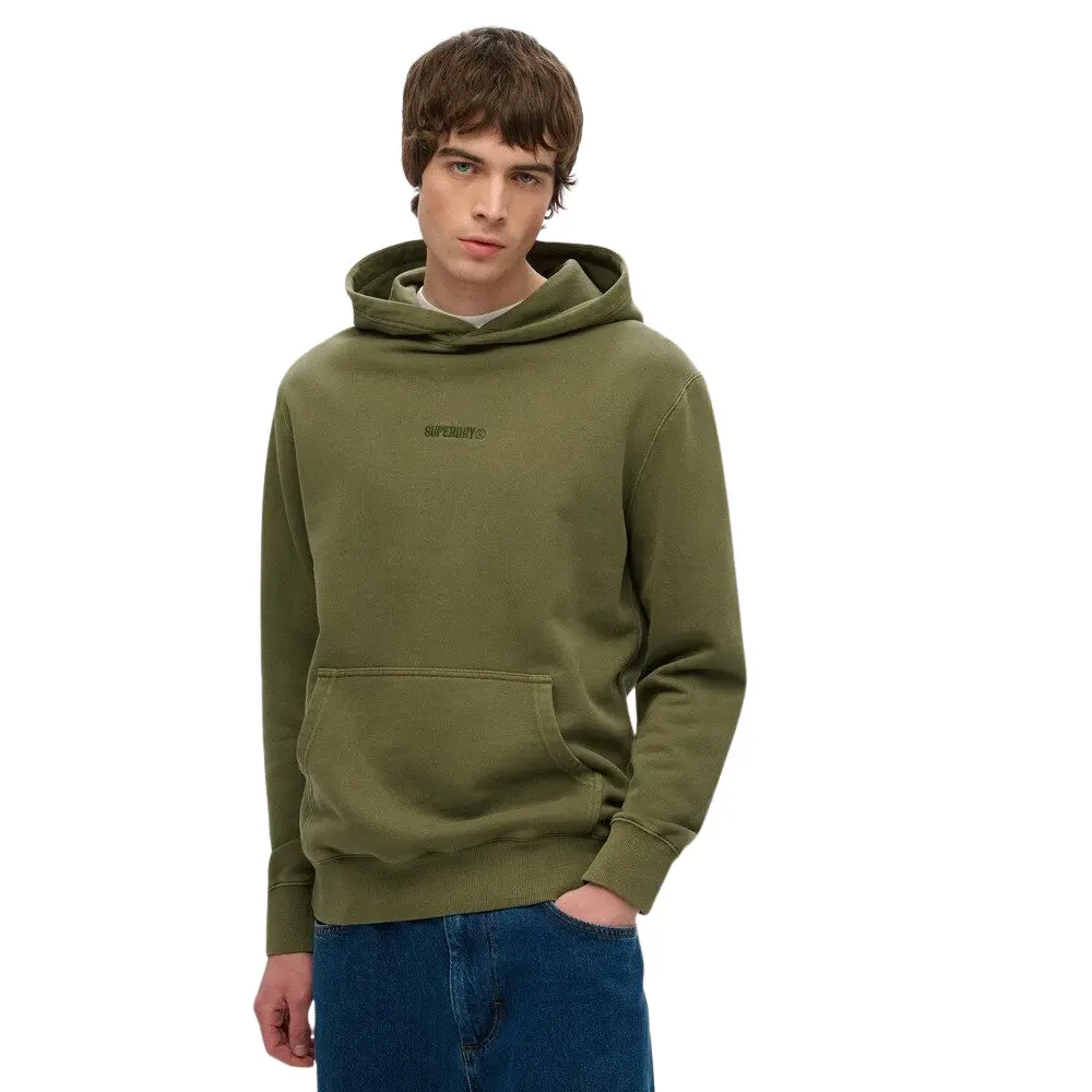 Sweat shirt Superdry Sweatshirt à capuche et micro logo EU - vue 2