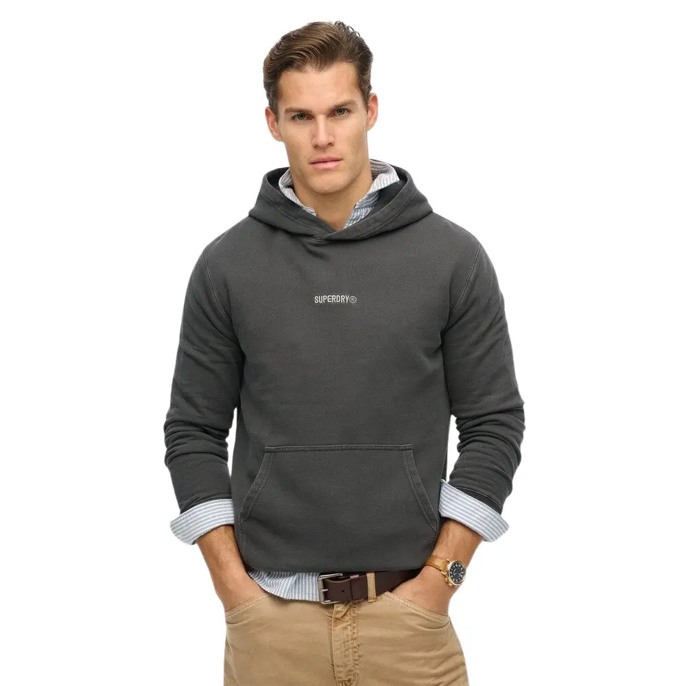 Sweat shirt Superdry Sweat à capuche avec micro logo EU - vue 3