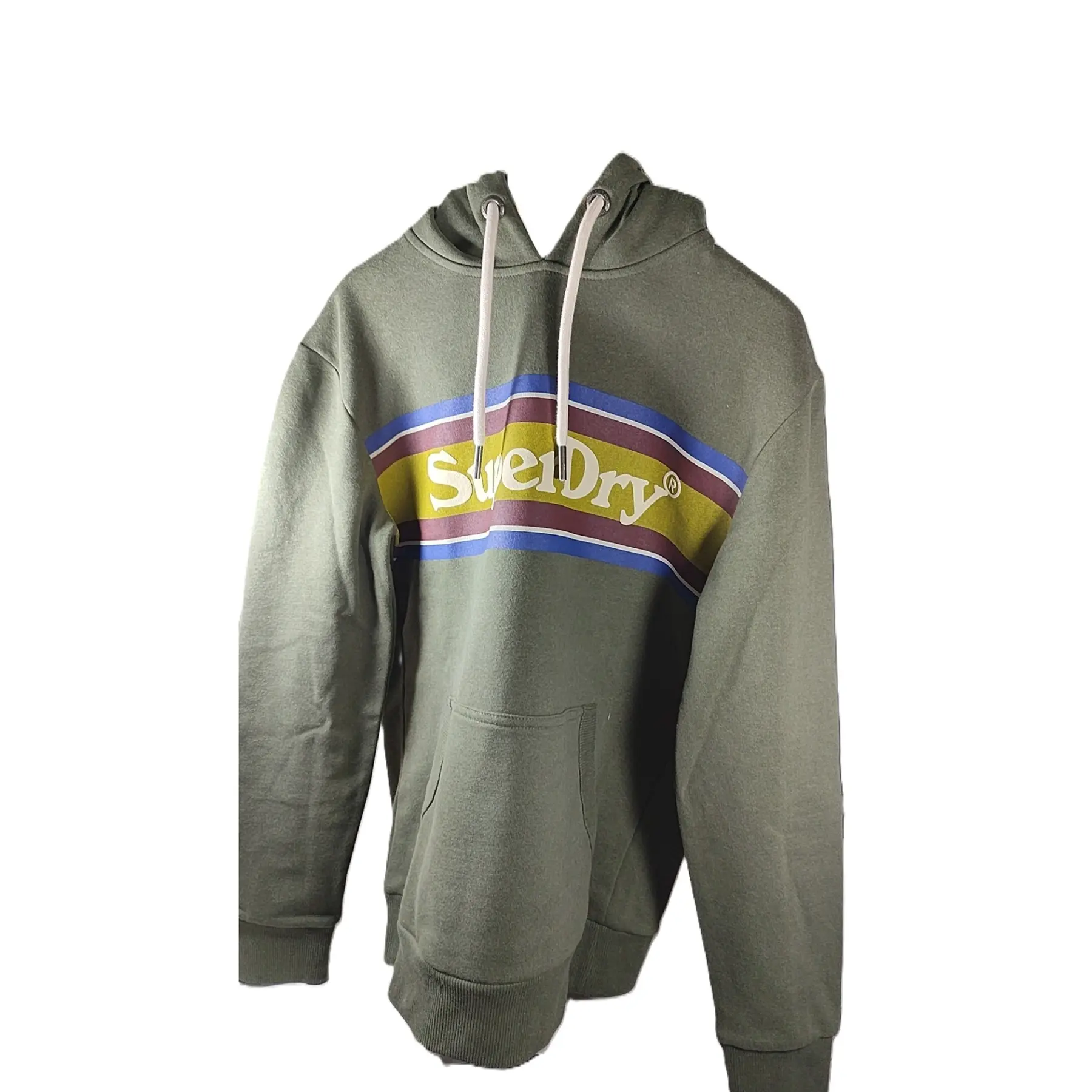 Gestreifter Kapuzenpullover mit Logo Superdry Venue
