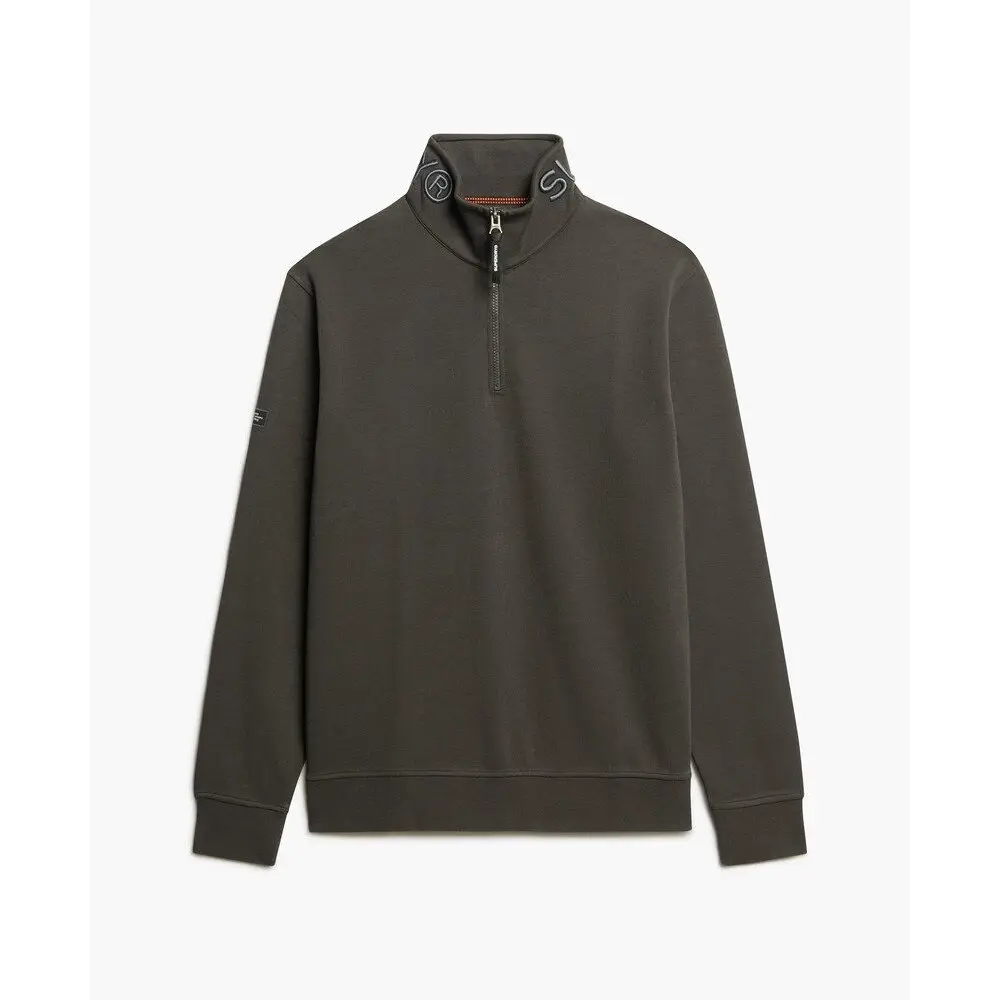Sweatshirt mit Reißverschlusskragen Superdry Henley