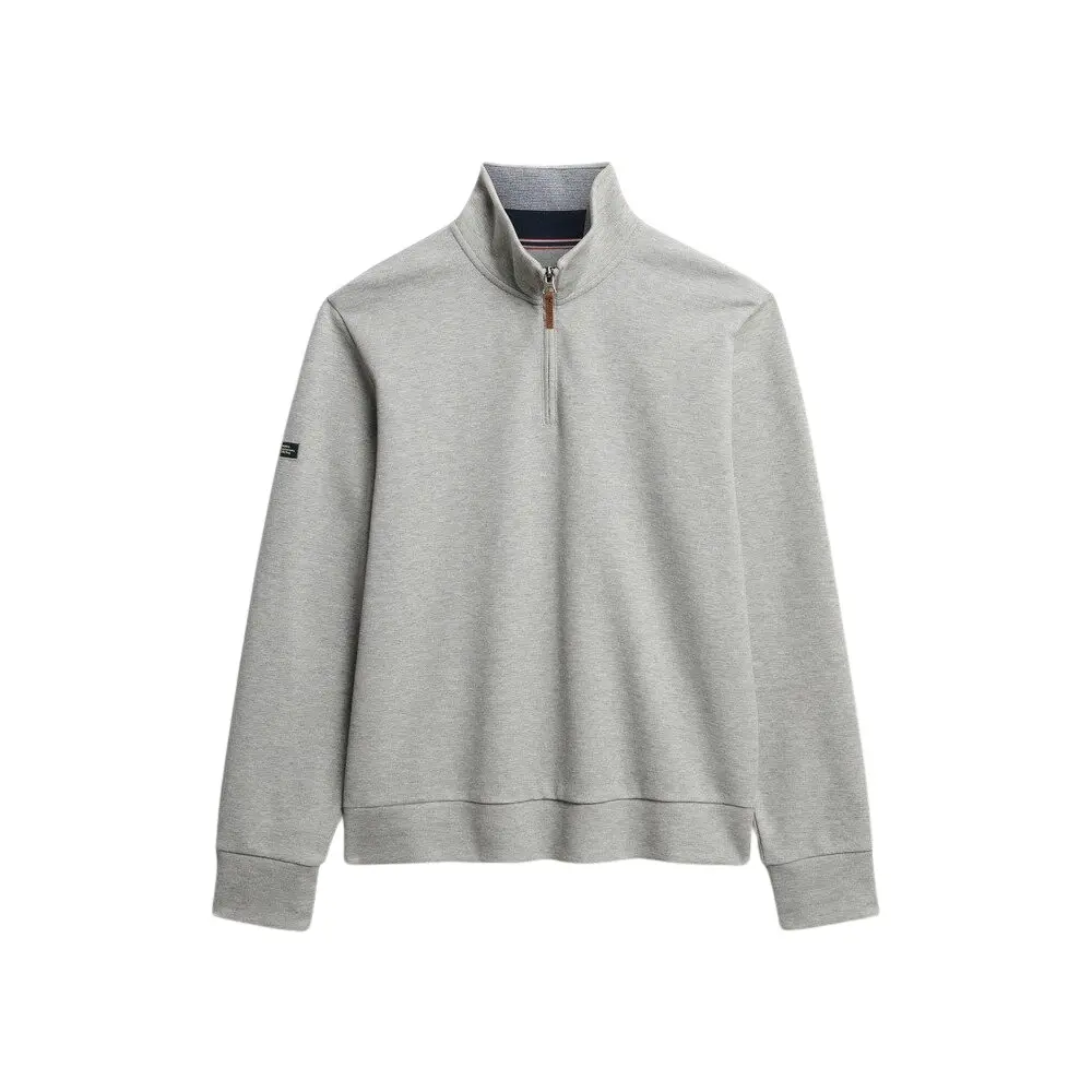 Sweat shirt Superdry Sweatshirt en piqué à col zippé Core EU