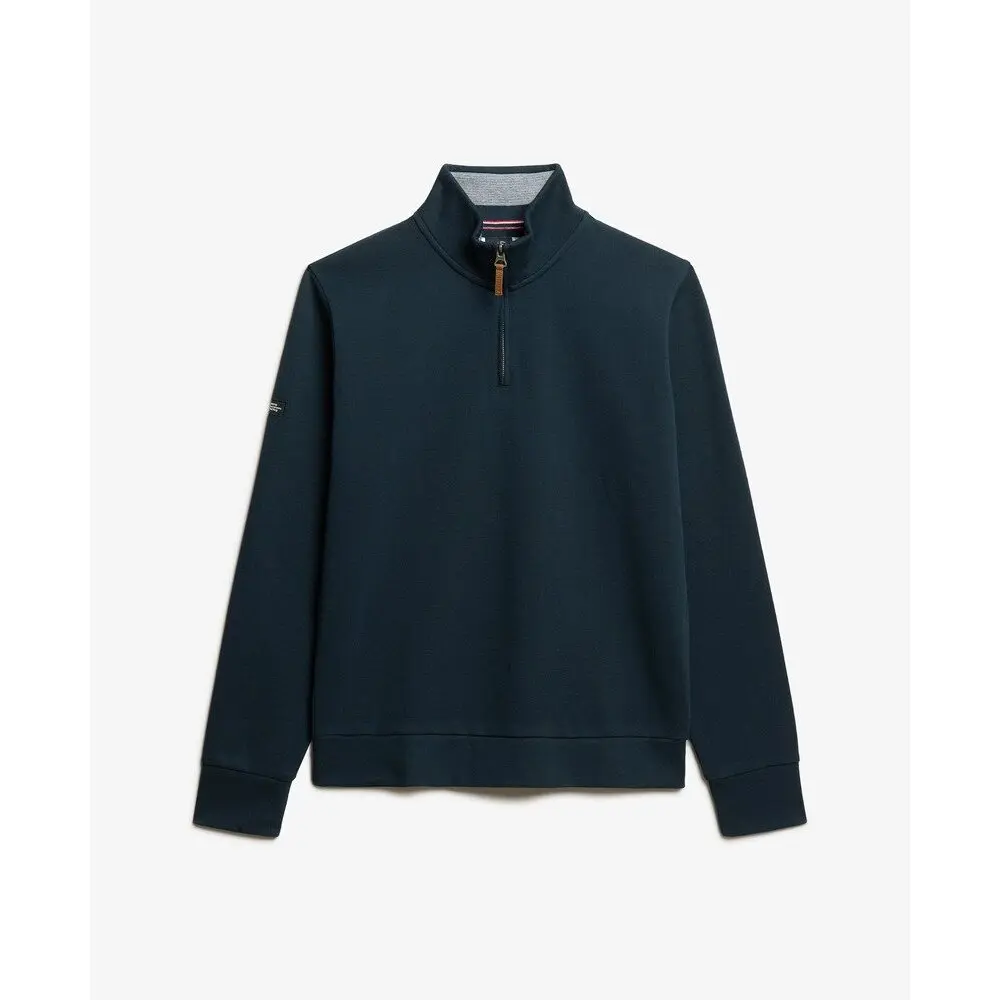 Felpa con colletto a cerniera Superdry Core Henley