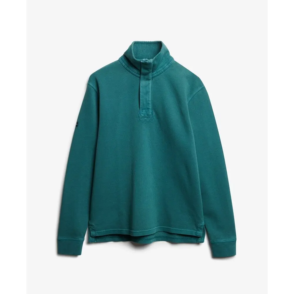 Sweat shirt Superdry Sweatshirt demi zip Cotton Classic Pique Henley EU - vue 4