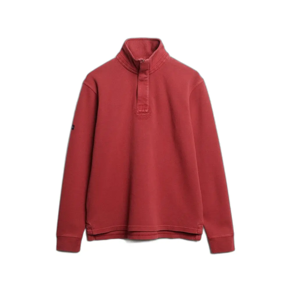 Pull camionneur classique en piqué Superdry