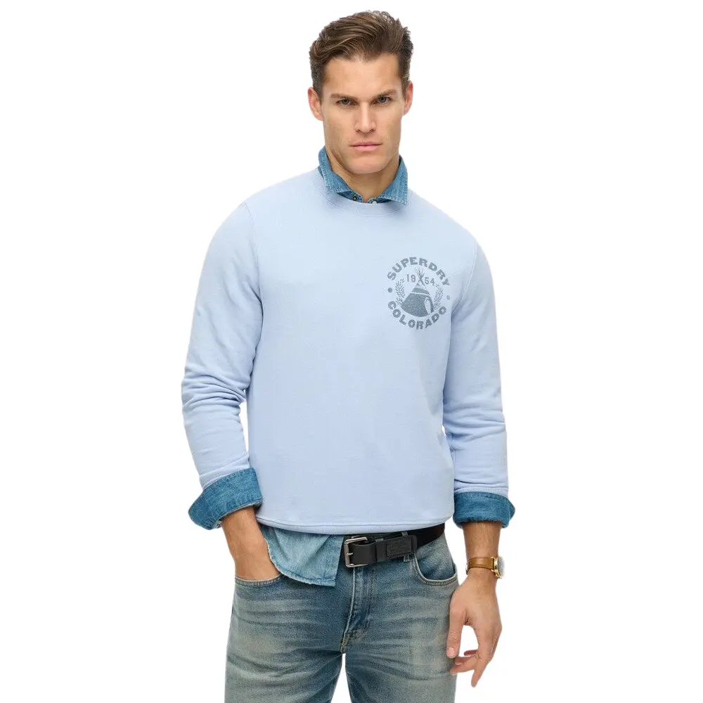 Sweat shirt Superdry Sweatshirt monochrome Lo Fi Outdoor EU - vue 2