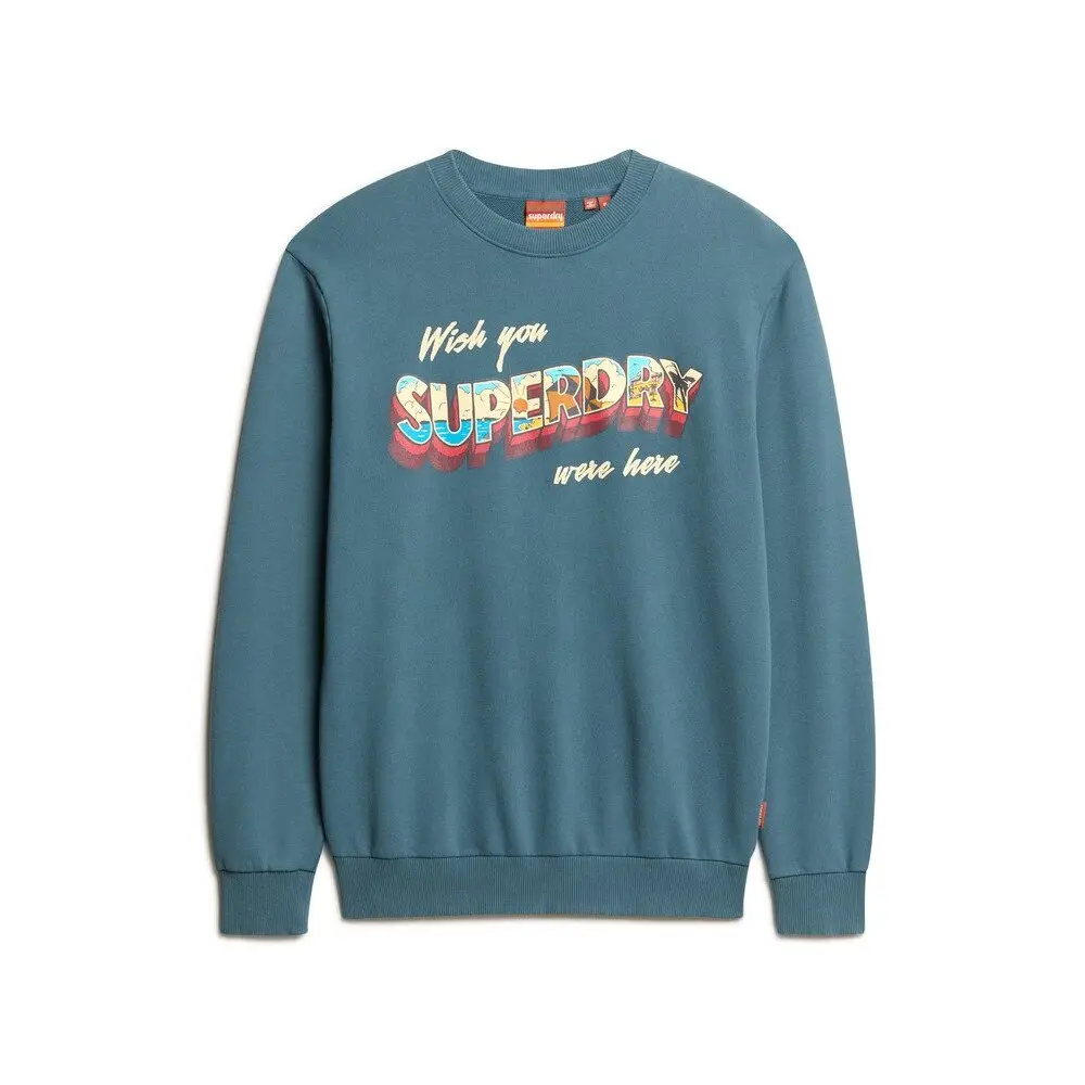Sweatshirt à motif Superdry Travel Postcard