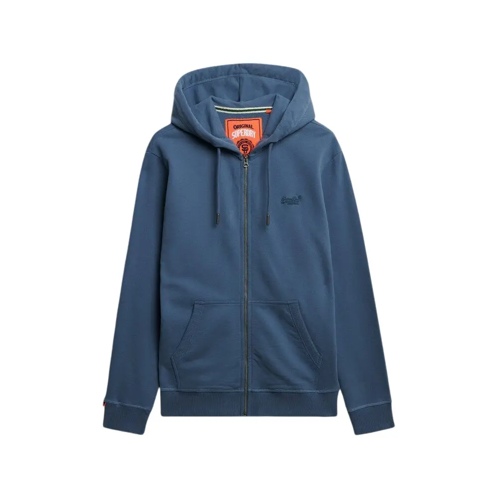 Sweat shirt Superdry Sweatshirt à capuche zippé Essential Logo EU - vue 2
