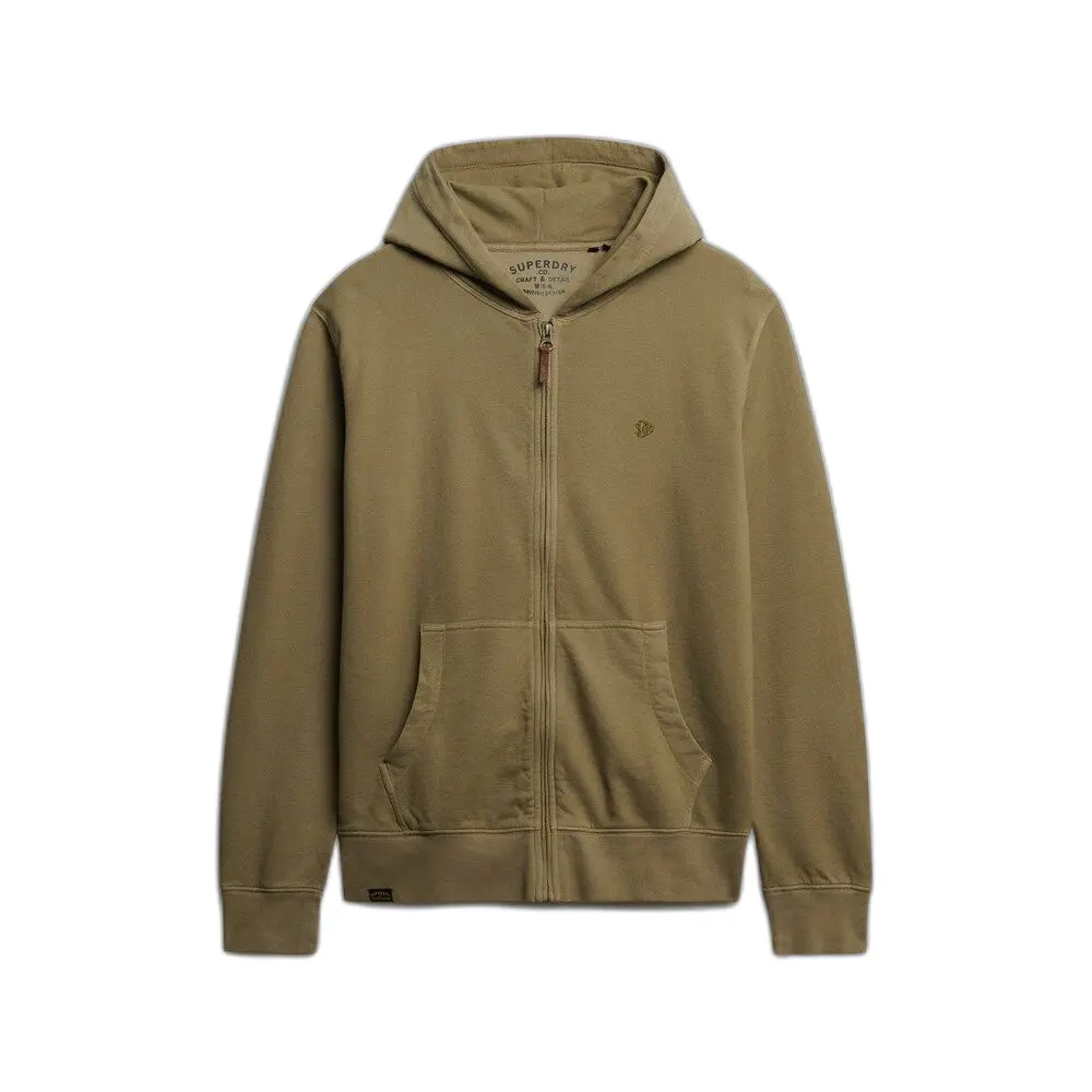 Felpa con cerniera a cappuccio Superdry Classic Essential Ziphood