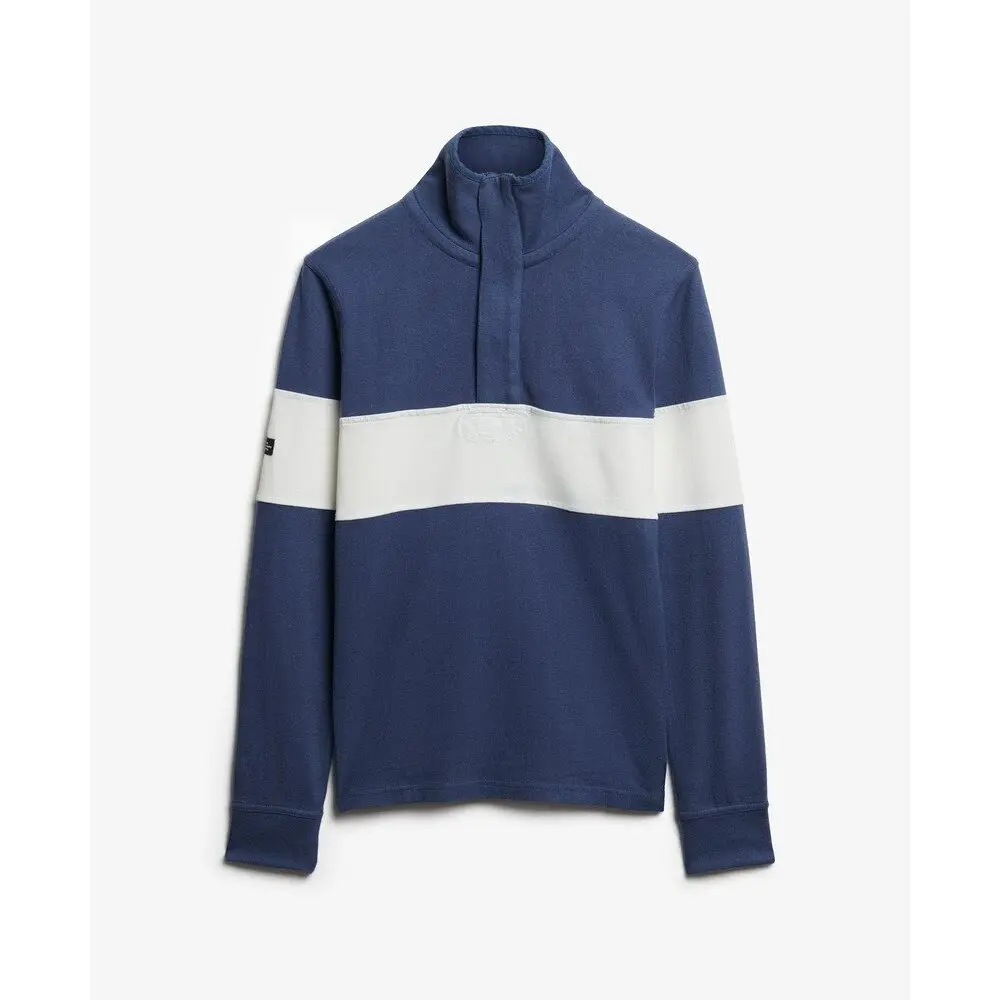 Sweat shirt Superdry Haut de rugby classique à demi fermeture éclair EU