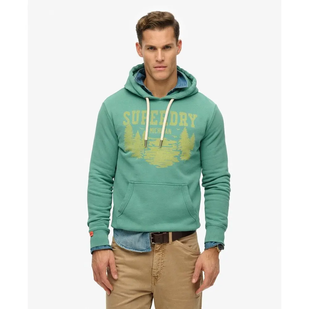 Sweat shirt Superdry Lo Fi Mono Relaxd EU - vue 2