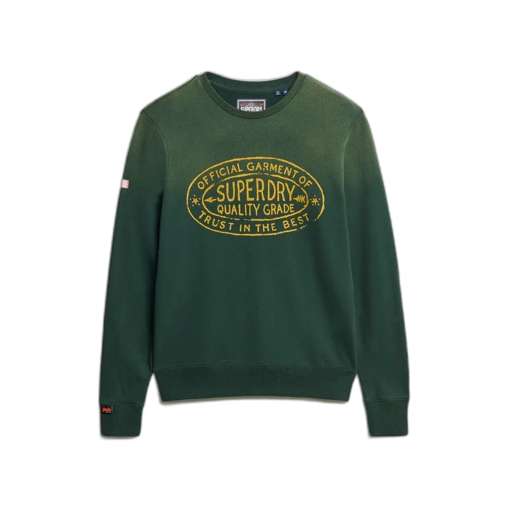 Superdry Herren Grün Pullover Lo-Fi Outdoors
