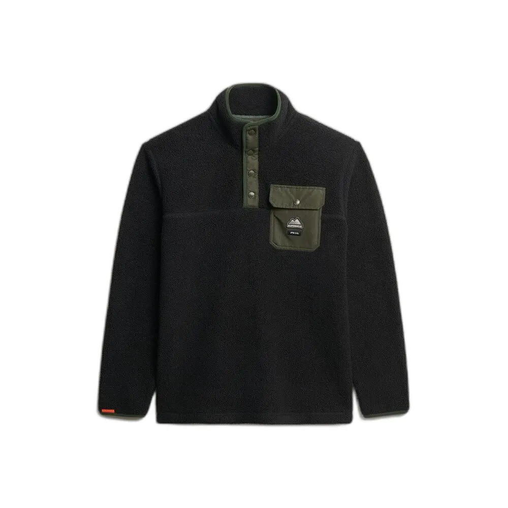 Pull en avec col boutons pression Superdry Fuji