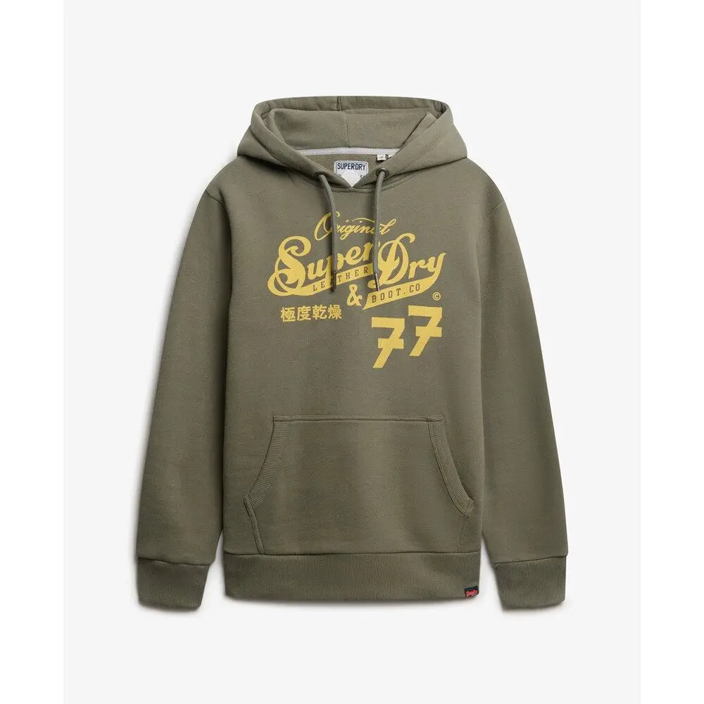 Sweatshirts à capuche Superdry Capuche avec inscription Leather Boot Co. EU