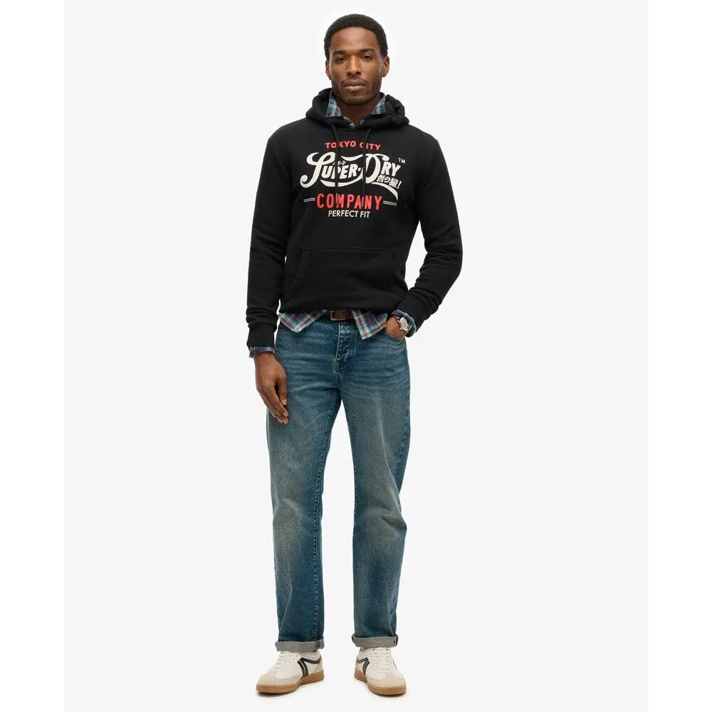 Sweatshirt à capuche Superdry Perfect Fit Script