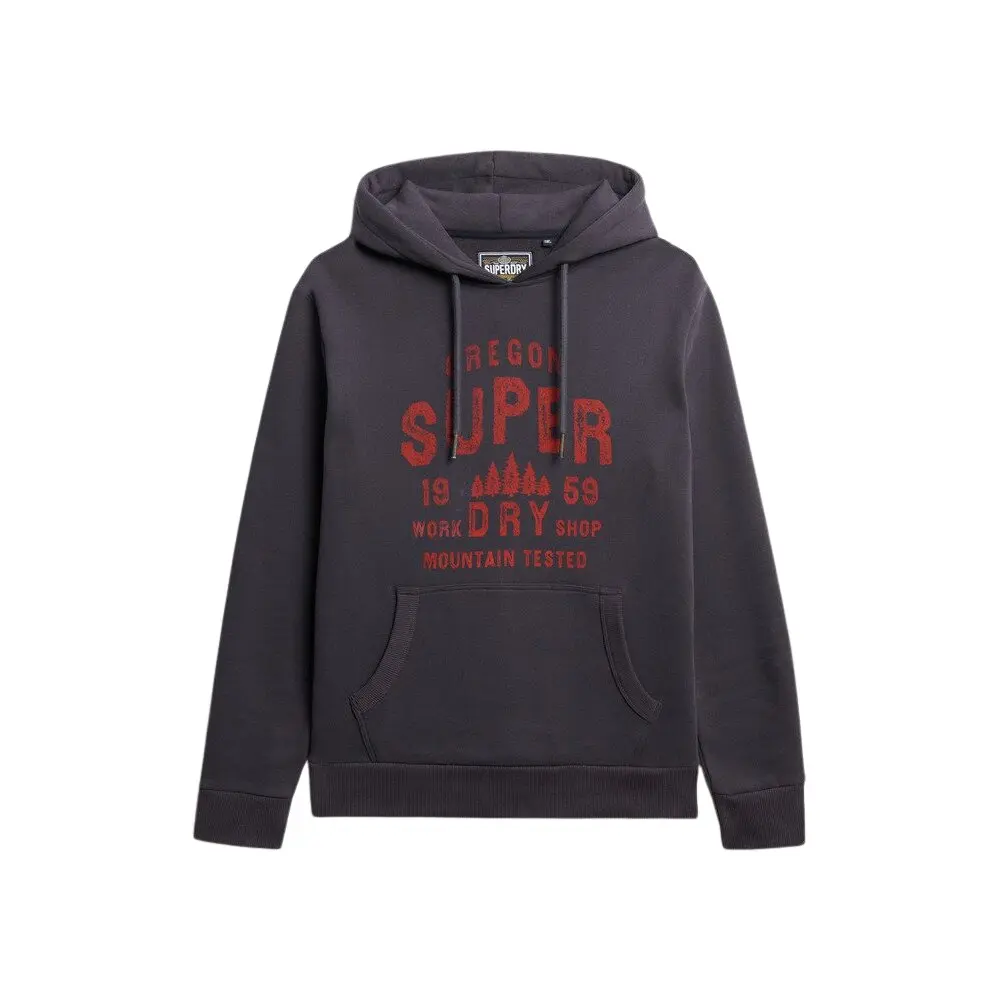Felpa con cappuccio Superdry Work Shop