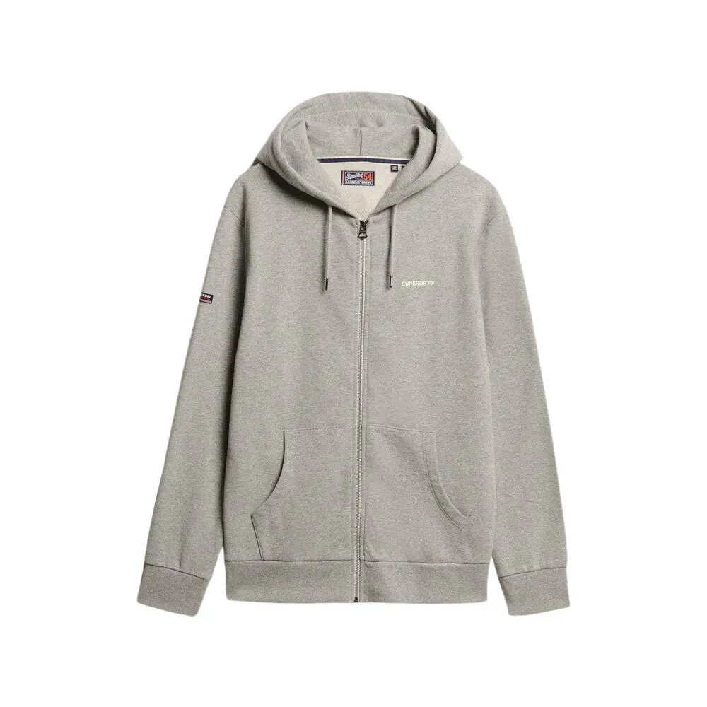 Felpa con cappuccio a tinta unita Superdry