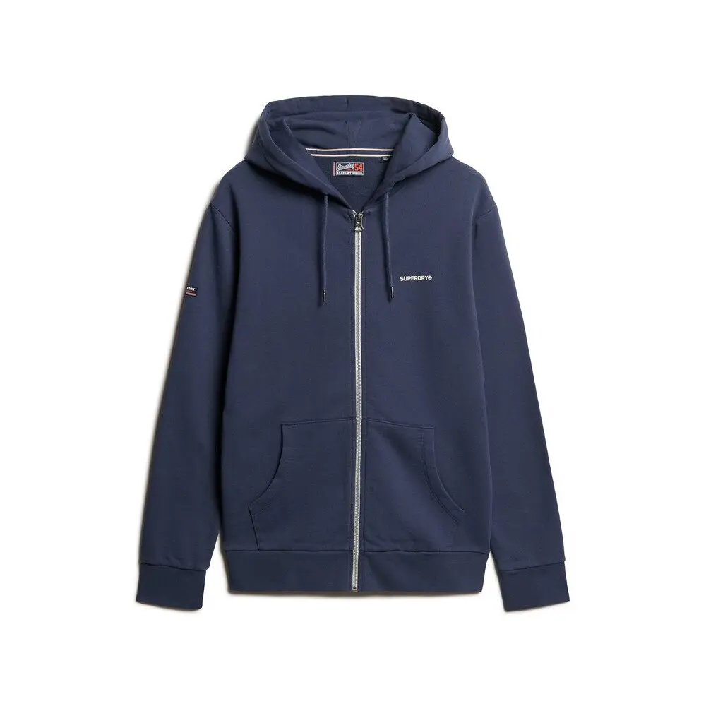 Felpa con cappuccio a tinta unita Superdry