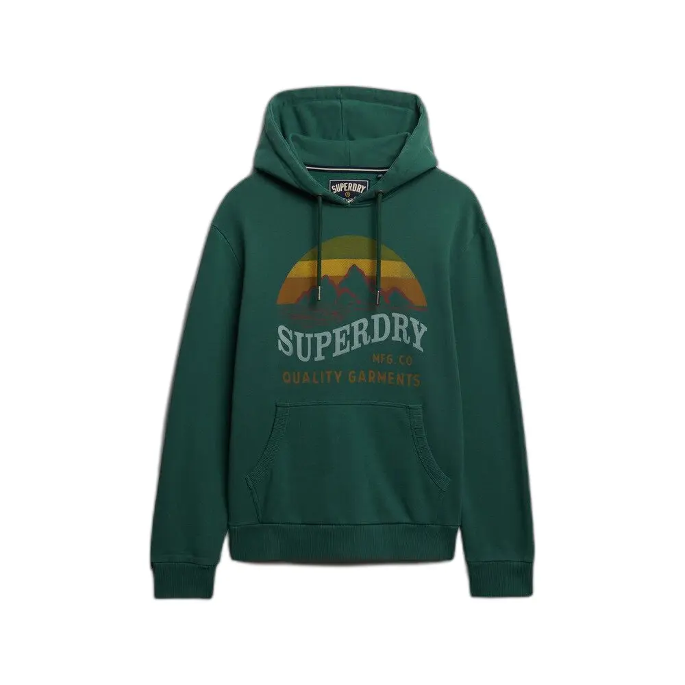 Sweat shirt Superdry Outdoors Mountain Rlxd Hood EU - vue 2