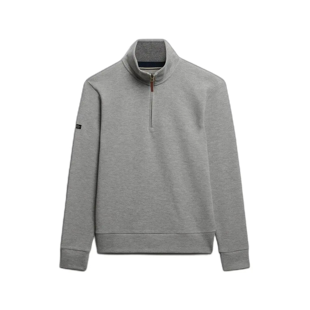 Sweatshirt en piqué à col zippé Superdry Essential