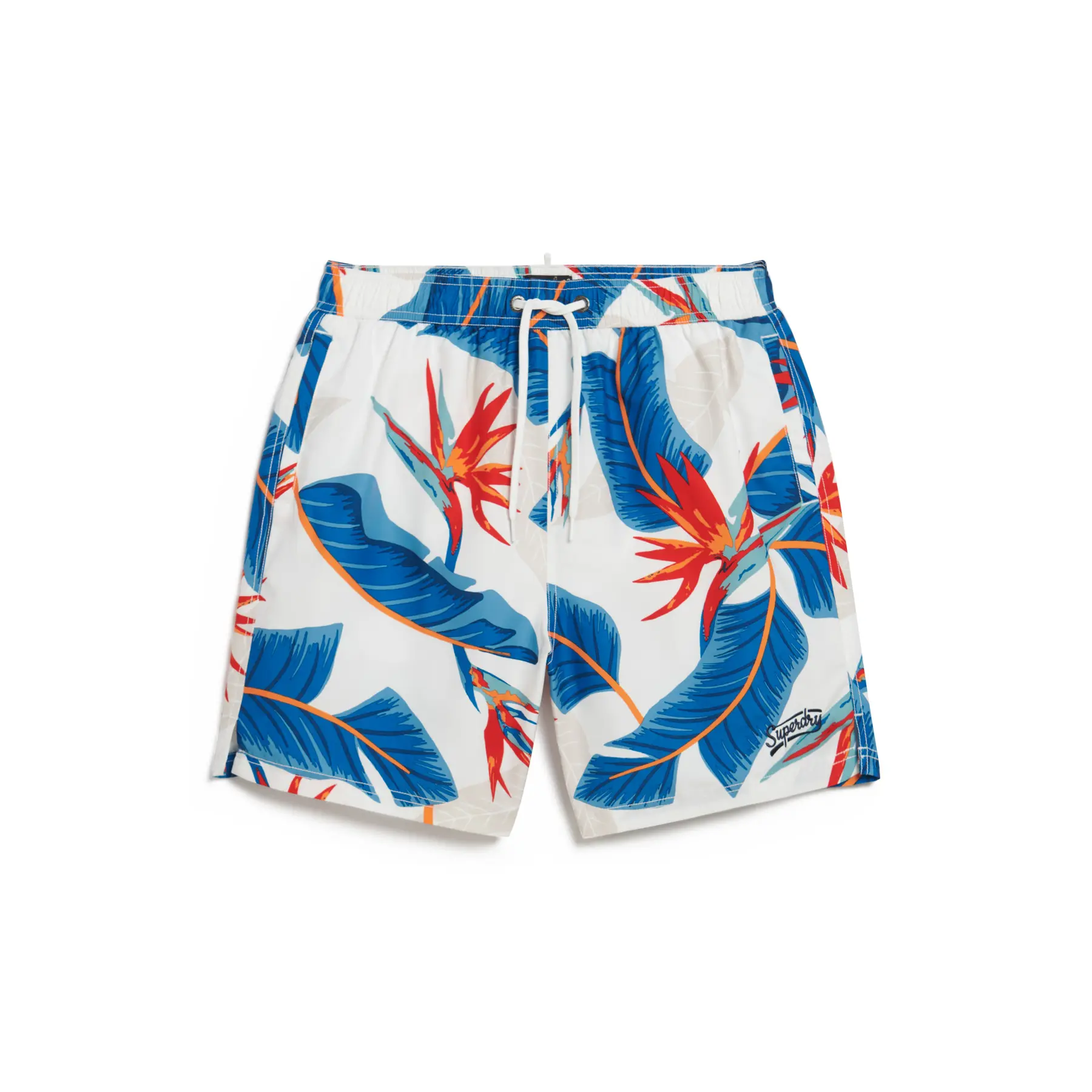 Short da bagno con stampa hawaiana Superdry
