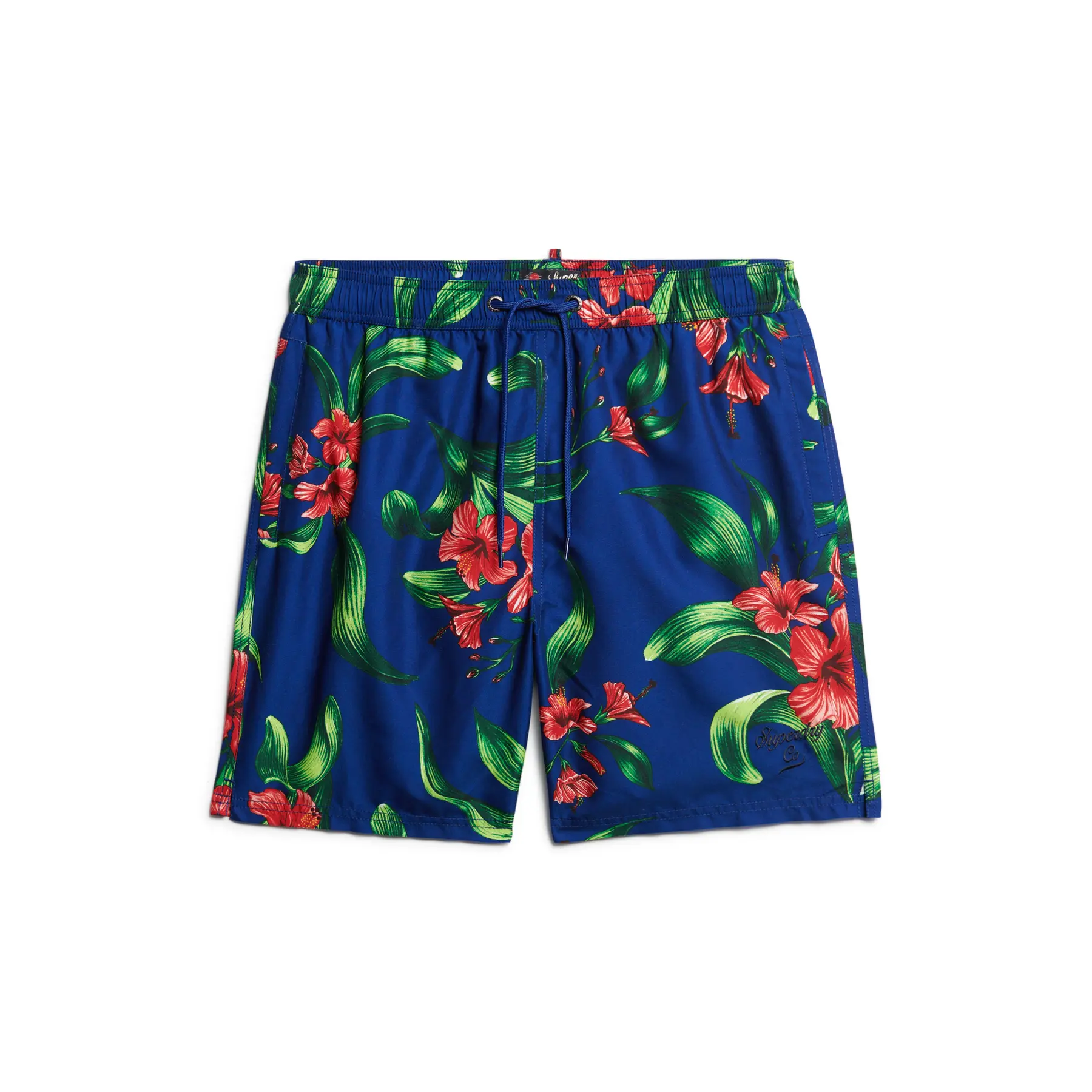 Short de bain imprimé hawaïen Superdry