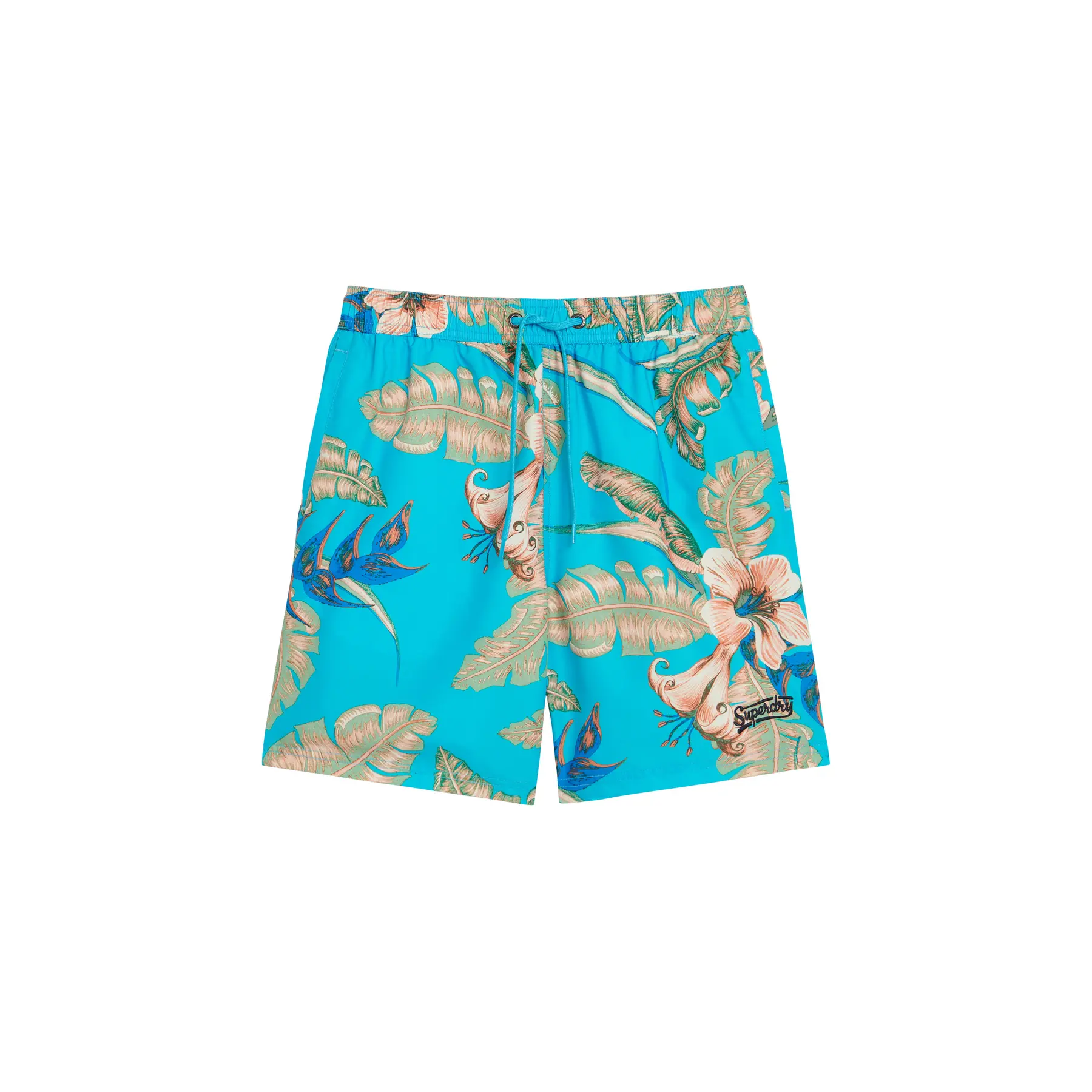 Short de bain imprimé hawaïen Superdry