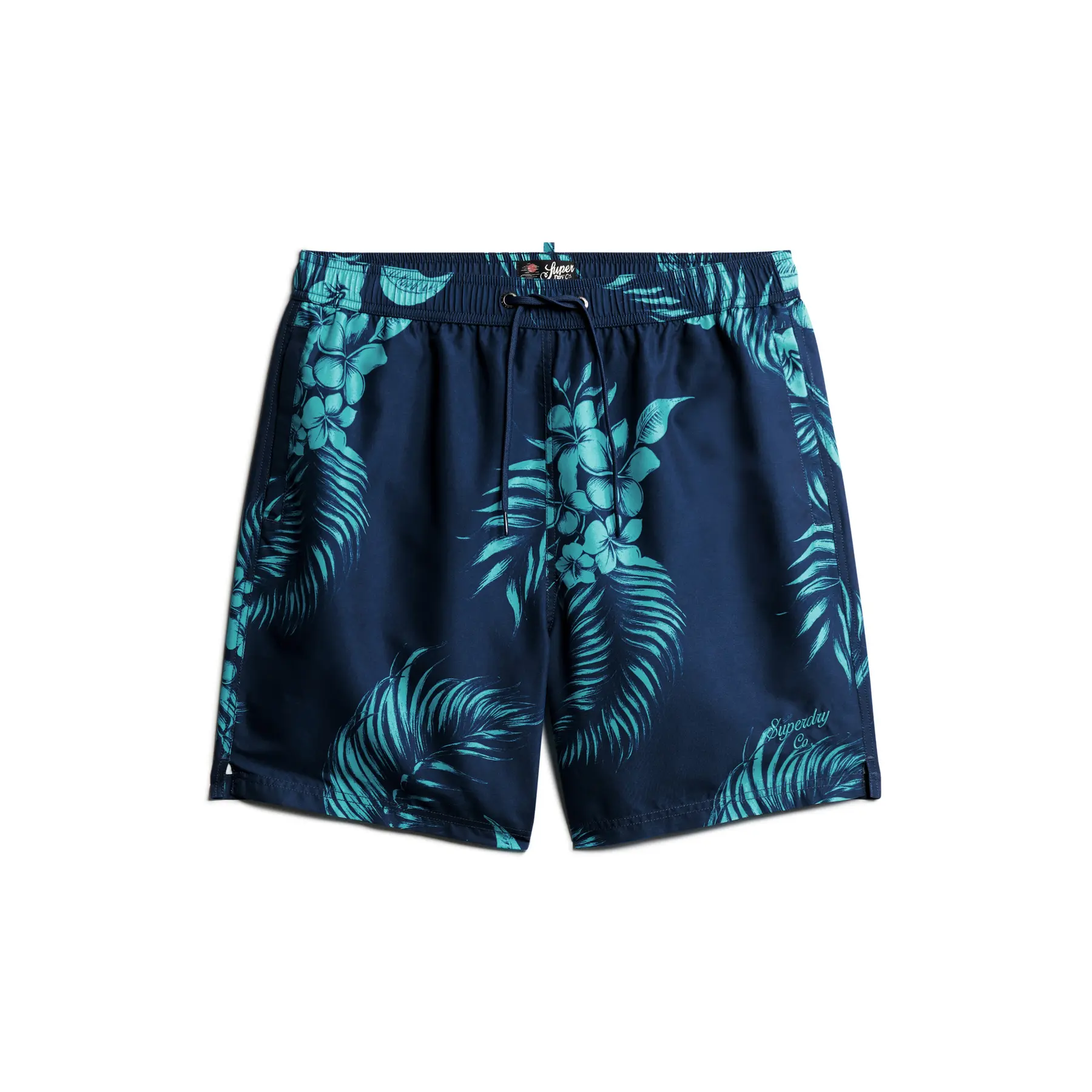 Short de bain imprimé hawaïen Superdry