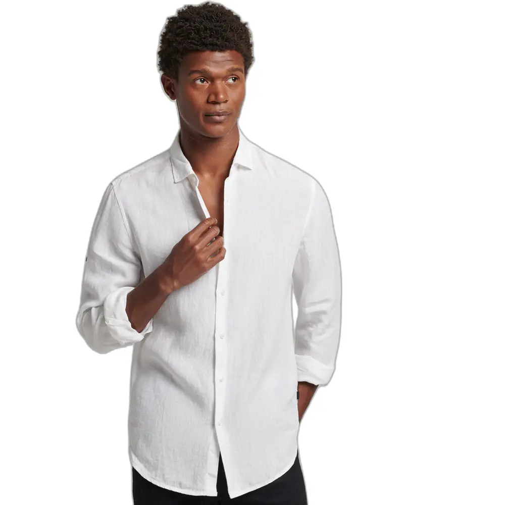 Chemise Superdry Chemise décontractée à manches longues en lin EU